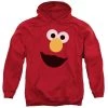 Trevco New Men's Sesame Street Elmo Face Pullover Hoodie