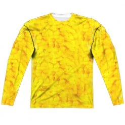 Trevco Men's Sesame Street Big Bird Costume Sublimated Long Sleeve Tee