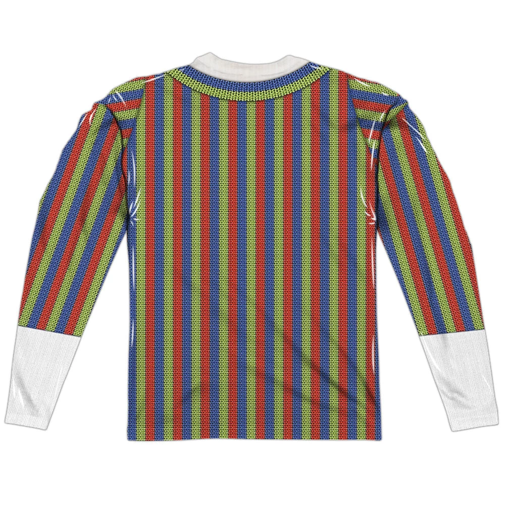 Trevco Men's Sesame Street Bert Costume Sublimated Long Sleeve Tee New 2 Trevco Men's Sesame Street Bert Costume Sublimated Long Sleeve Tee New
