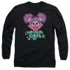 Trevco New Men's Sesame Street Scribble Head Long Sleeve Tee