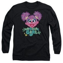 Trevco New Men's Sesame Street Scribble Head Long Sleeve Tee