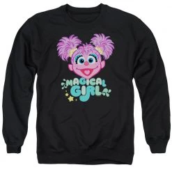 Trevco Men's Sesame Street Scribble Head Sweatshirt