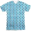 Trevco New Men's Sesame Street Simple Cookie Pattern Sublimated Tee