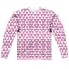 Trevco New Men's Sesame Street Simple Abby Pattern Sublimated Long Sleeve Tee