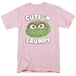 Trevco Men's Sesame Street Cute N Grumpy Tee
