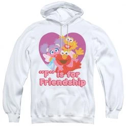 Trevco Men's Sesame Street Friendship Pullover Hoodie