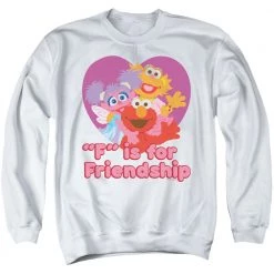 Trevco New Men's Sesame Street Friendship Sweatshirt