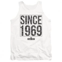 Trevco Men's Sesame Street Since 1969 Pattern Tank Top