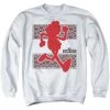 Trevco Men's Sesame Street Elmo Runs Crewneck Sweatshirt