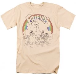 Trevco New Men's Sesame Street Friends Tee