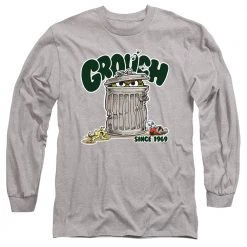 Trevco Men's Sesame Street Grouch Long Sleeve Tee