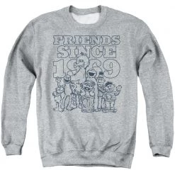 Trevco Men's Sesame Street Friends Since Sweatshirt