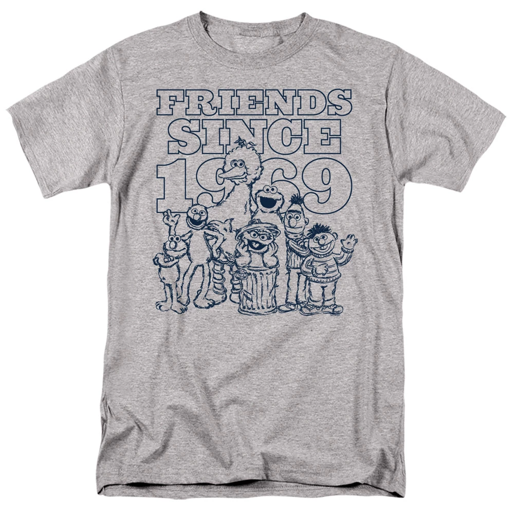 Trevco Men's Sesame Street Friends Since Tee 2 Trevco Men's Sesame Street Friends Since Tee