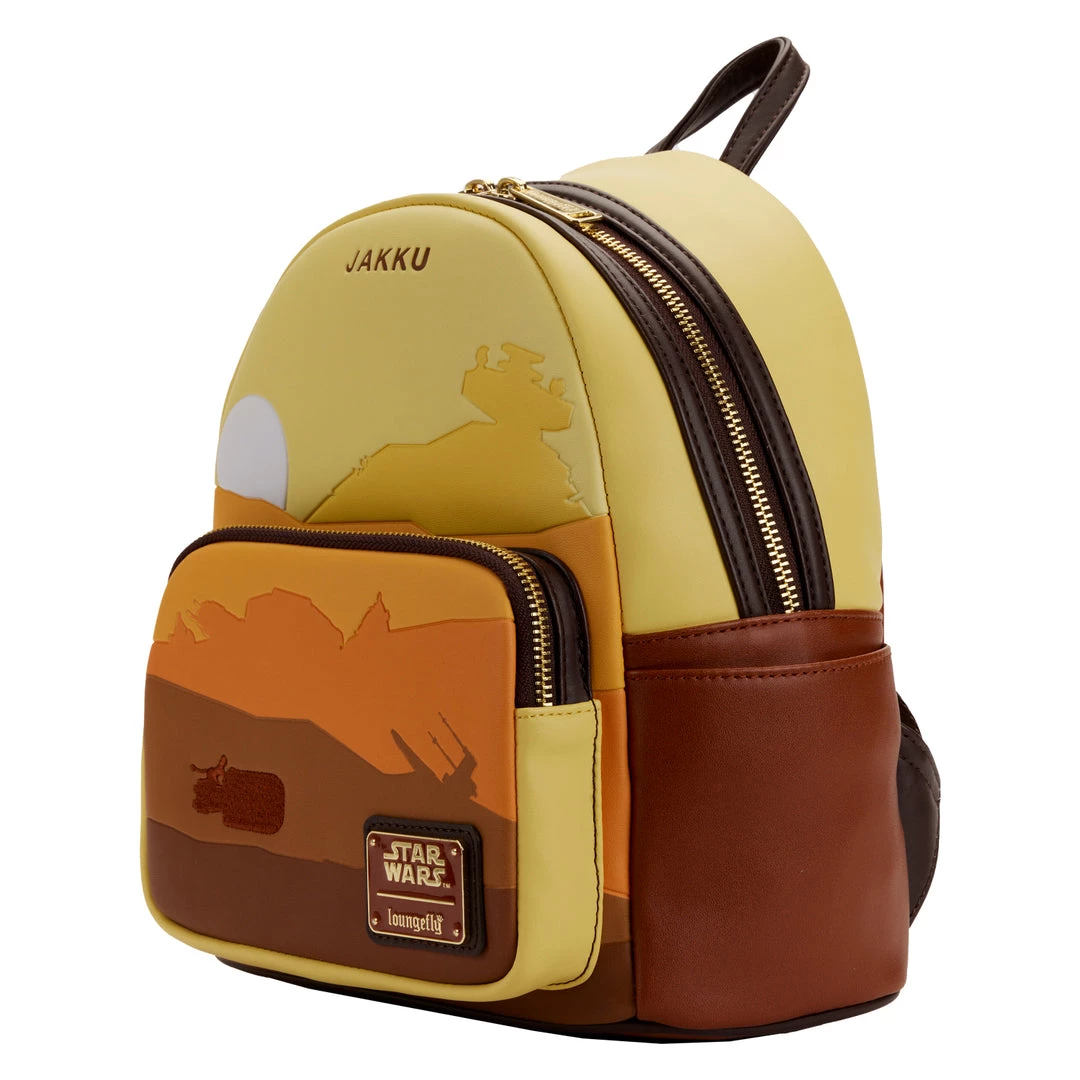 Loungefly Star Wars Lands Jakku Mini Backpack 2 Loungefly Star Wars Lands Jakku Mini Backpack