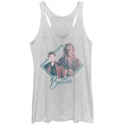 Fifth Sun New Women's Solo: A Star Wars Story Besties Tri-Blend Racerback Tank Top
