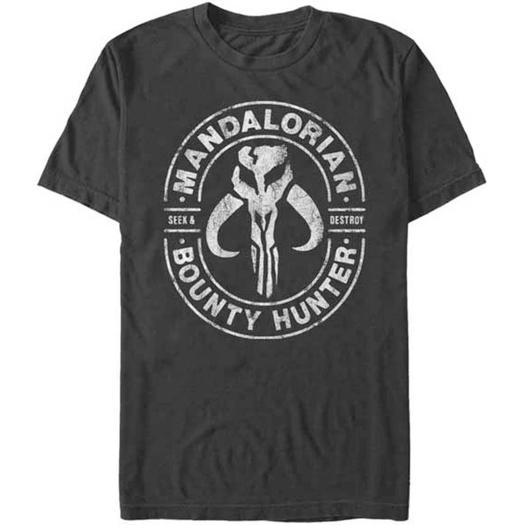 Fifth Sun Men's Star Wars The Mandalorian Bounty Hunter Crest Tee 1 Fifth Sun Men's Star Wars The Mandalorian Bounty Hunter Crest Tee