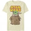 Fifth Sun New Men's Star Wars The Mandalorian Logo Child Gaze Tee
