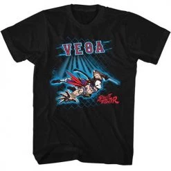 American Classics Men's Street Fighter Vega Fence Lightweight Tee Tees