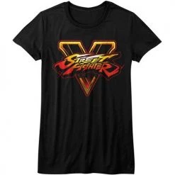 American Classics New Women's Street Fighter Sfv Logo Tee