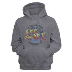 American Classics New Men's Street Fighter World Warriors Heather Pullover Hoodie