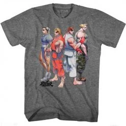 American Classics New Men's Street Fighter Sf2 Lineup Lightweight Tee