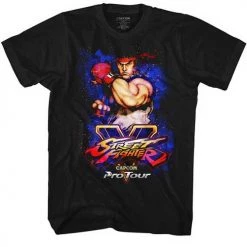 American Classics Men's Street Fighter Pro Tour - Ryu Lightweight Tee New
