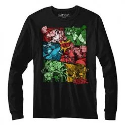 American Classics Men's Street Fighter Comic Long Sleeve Tee