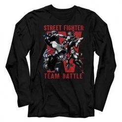 American Classics New Men's Street Fighter Team Battle Long Sleeve Tee