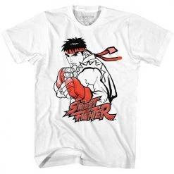 American Classics New Men's Street Fighter Ryu Red Lightweight Tee
