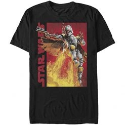 Fifth Sun Men's Star Wars The Mandalorian Jet Packs Tee New