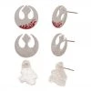 Bioworld Star Wars Episode 8 - 3 Pack Earrings New