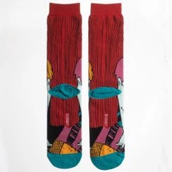 Bioworld New Disney The Nightmare Before Christmas Sally 360 Character Crew Socks