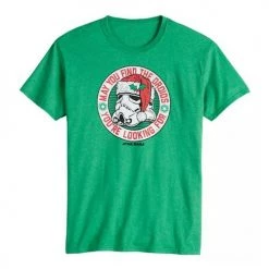 Fifth Sun Men's Star Wars Storm Trooper Santa Tee