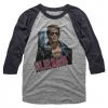 American Classics New Men's The Terminator I'Ll Be Back Raglan Tee