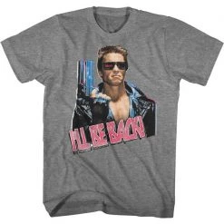 American Classics Men's The Terminator I'Ll Be Back Tee New