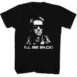 American Classics Men's The Terminator I'Ll Be Back Tee New