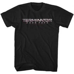 American Classics Men's Terminator: Dark Fate Chrome Logo Tee New