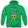 Trevco Men's Teen Titans Go! Logo Pullover Hoodie