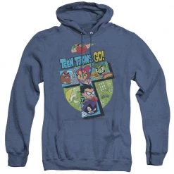 Trevco New Men's Teen Titans Go! T Heather Pullover Hoodie