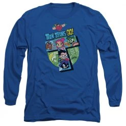 Trevco Men's Teen Titans Go! T Long Sleeve Tee