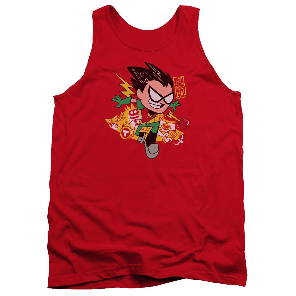 Trevco New Men's Teen Titans Go! Robin Tank Top 1 Trevco New Men's Teen Titans Go! Robin Tank Top
