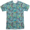 Trevco New Men's Teen Titans Go! Pattern Sublimated Tee