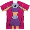 Trevco Men's Teen Titans Go! Starfire Uniform Sublimated Tee New