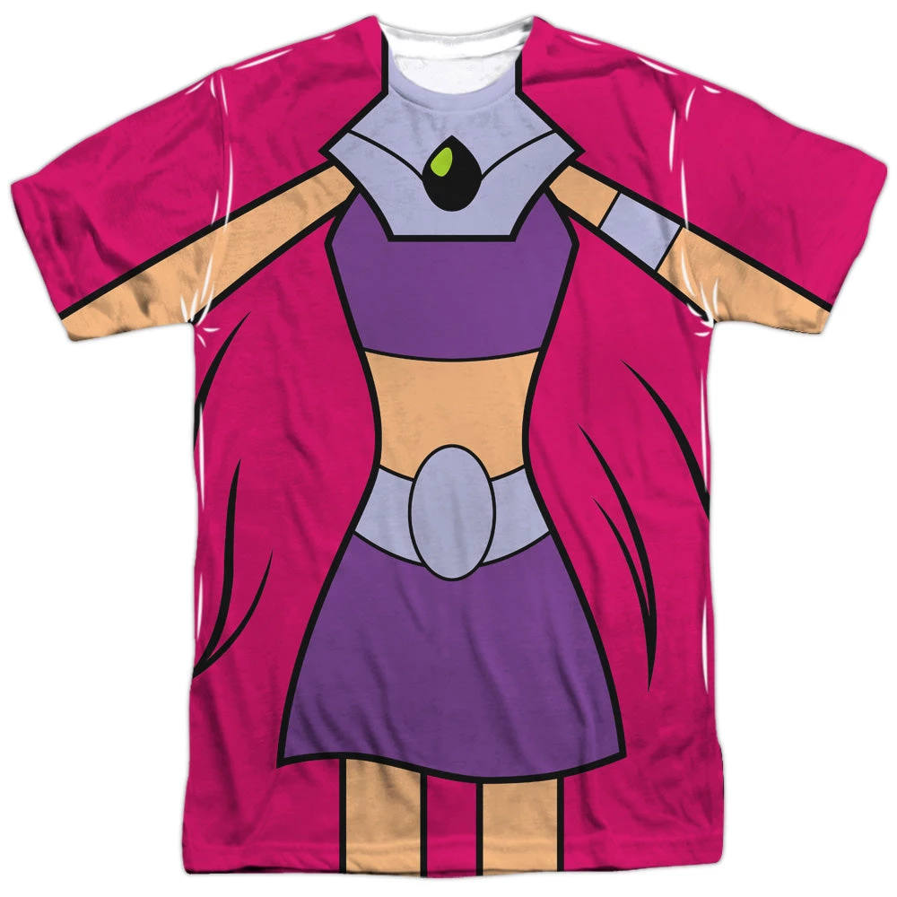 Trevco Men's Teen Titans Go! Starfire Uniform Sublimated Tee New 1 Trevco Men's Teen Titans Go! Starfire Uniform Sublimated Tee New