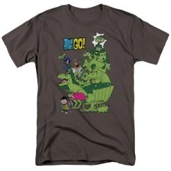 Trevco New Men's Teen Titans Go! Beast Boy Stack T-Shirt