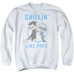 Trevco Men's Teen Titans Go! Like Pros Crewneck Sweatshirt