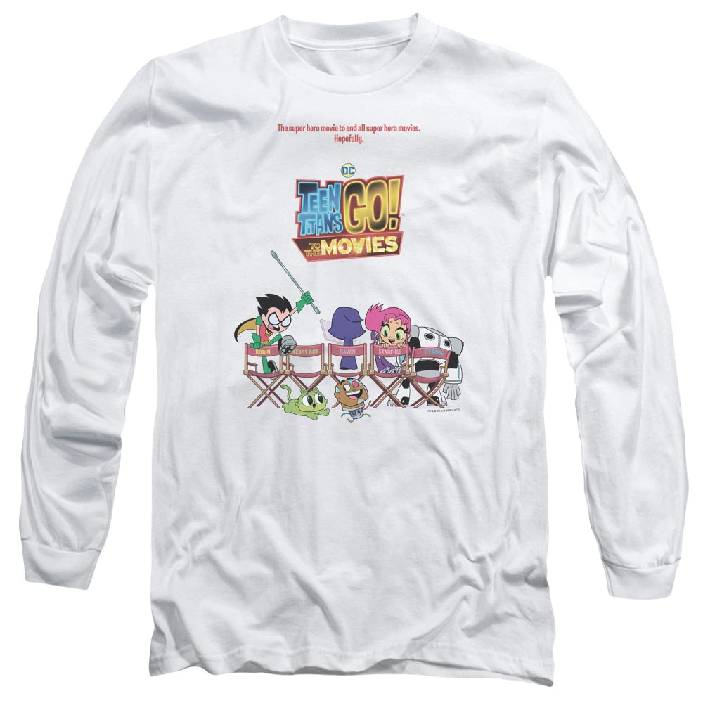 Trevco Men's Teen Titans Go! Poster Long Sleeve Tee New 1 Trevco Men's Teen Titans Go! Poster Long Sleeve Tee New
