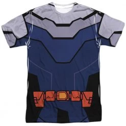 Trevco Men's Teen Titans Go! Slade Uniform Sublimated Tee