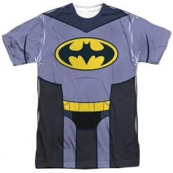 Trevco Men's Teen Titans Go! Batman Uniform Sublimated Tee