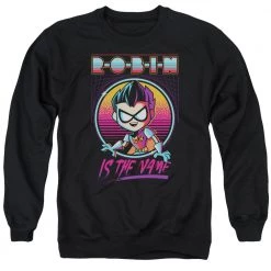 Trevco Men's Teen Titans Go! Robin Crewneck Sweatshirt New